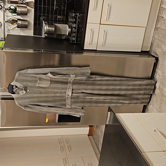 MR TURK by TRINA TURK Dean Jumpsuit ~ Soft Diamond Stripe Knit Print Large L NWT - Picture 5 of 12